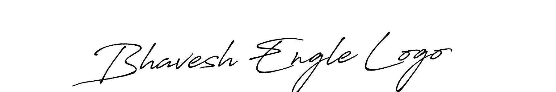 Make a beautiful signature design for name Bhavesh Engle Logo. With this signature (Antro_Vectra_Bolder) style, you can create a handwritten signature for free. Bhavesh Engle Logo signature style 7 images and pictures png