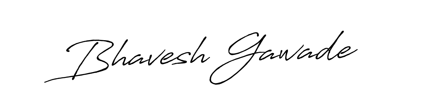 Use a signature maker to create a handwritten signature online. With this signature software, you can design (Antro_Vectra_Bolder) your own signature for name Bhavesh Gawade. Bhavesh Gawade signature style 7 images and pictures png