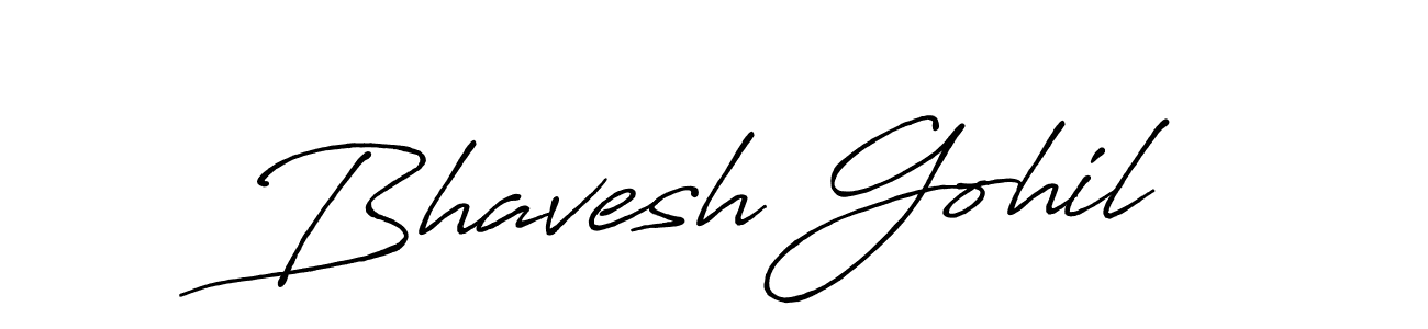 Similarly Antro_Vectra_Bolder is the best handwritten signature design. Signature creator online .You can use it as an online autograph creator for name Bhavesh Gohil. Bhavesh Gohil signature style 7 images and pictures png