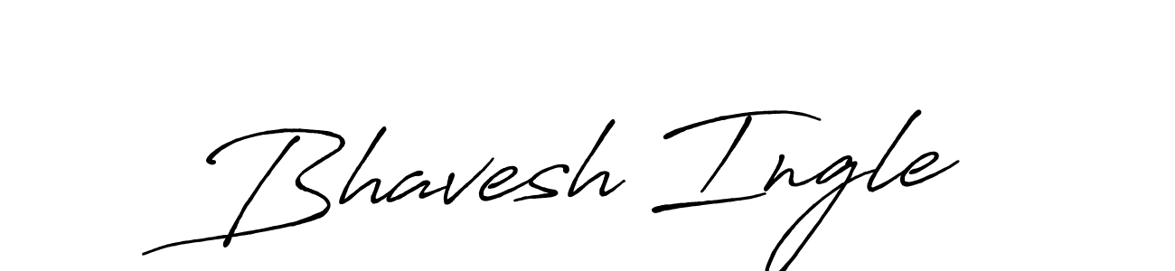 This is the best signature style for the Bhavesh Ingle name. Also you like these signature font (Antro_Vectra_Bolder). Mix name signature. Bhavesh Ingle signature style 7 images and pictures png