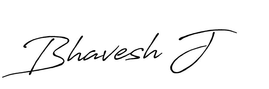 Create a beautiful signature design for name Bhavesh J. With this signature (Antro_Vectra_Bolder) fonts, you can make a handwritten signature for free. Bhavesh J signature style 7 images and pictures png