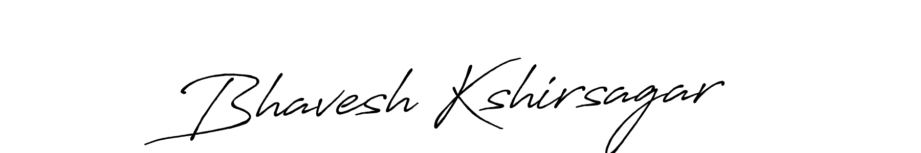 How to make Bhavesh Kshirsagar name signature. Use Antro_Vectra_Bolder style for creating short signs online. This is the latest handwritten sign. Bhavesh Kshirsagar signature style 7 images and pictures png