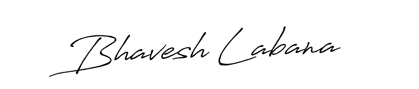 Use a signature maker to create a handwritten signature online. With this signature software, you can design (Antro_Vectra_Bolder) your own signature for name Bhavesh Labana. Bhavesh Labana signature style 7 images and pictures png