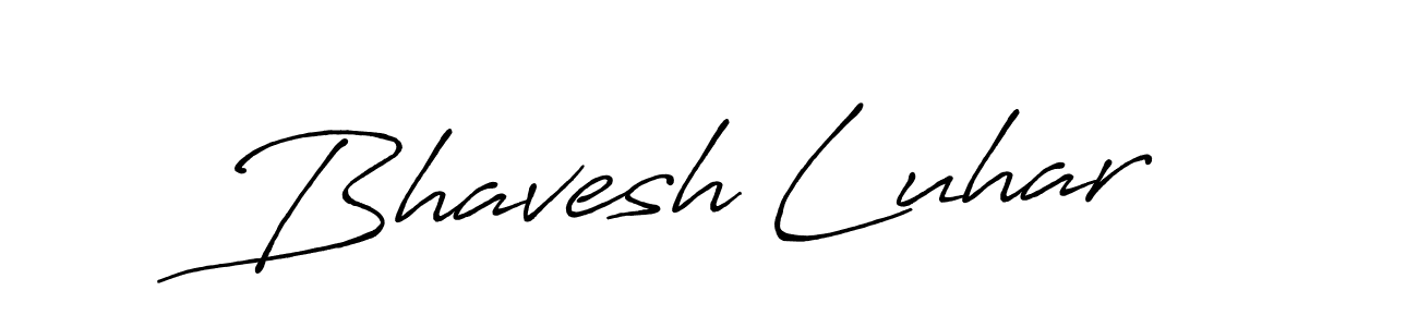 This is the best signature style for the Bhavesh Luhar name. Also you like these signature font (Antro_Vectra_Bolder). Mix name signature. Bhavesh Luhar signature style 7 images and pictures png