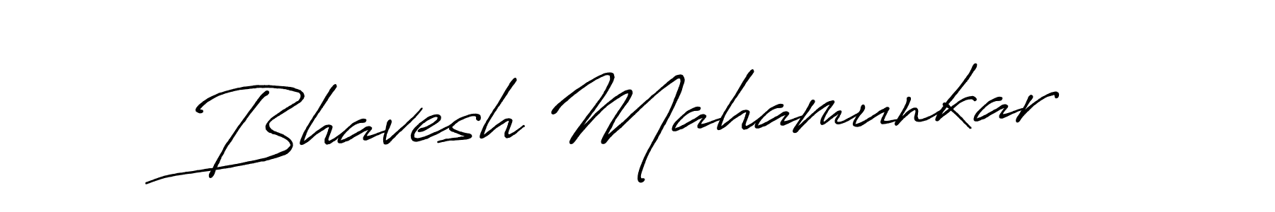 How to make Bhavesh Mahamunkar signature? Antro_Vectra_Bolder is a professional autograph style. Create handwritten signature for Bhavesh Mahamunkar name. Bhavesh Mahamunkar signature style 7 images and pictures png