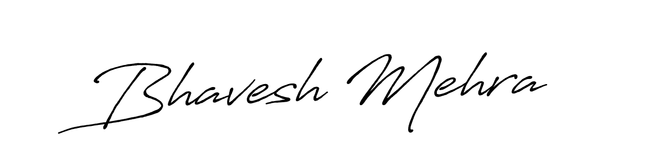 Also You can easily find your signature by using the search form. We will create Bhavesh Mehra name handwritten signature images for you free of cost using Antro_Vectra_Bolder sign style. Bhavesh Mehra signature style 7 images and pictures png