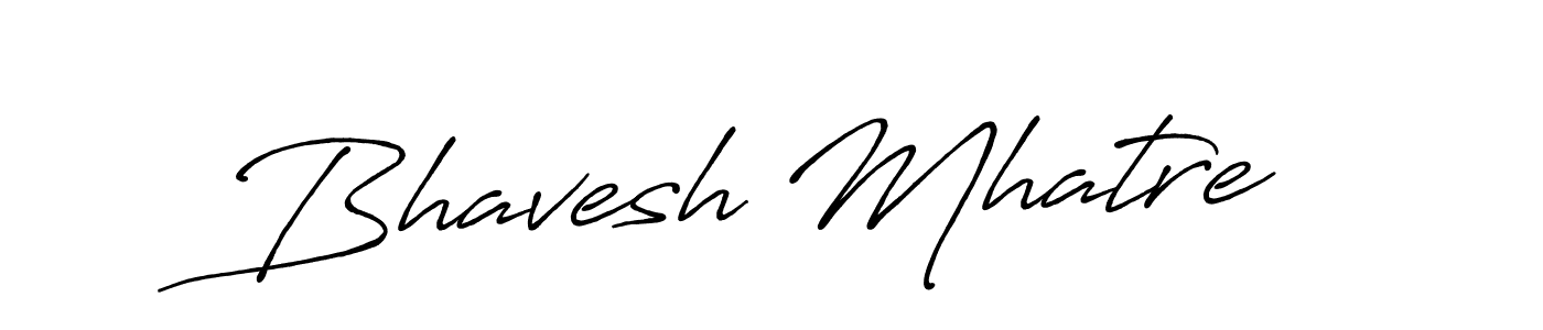 Also You can easily find your signature by using the search form. We will create Bhavesh Mhatre name handwritten signature images for you free of cost using Antro_Vectra_Bolder sign style. Bhavesh Mhatre signature style 7 images and pictures png