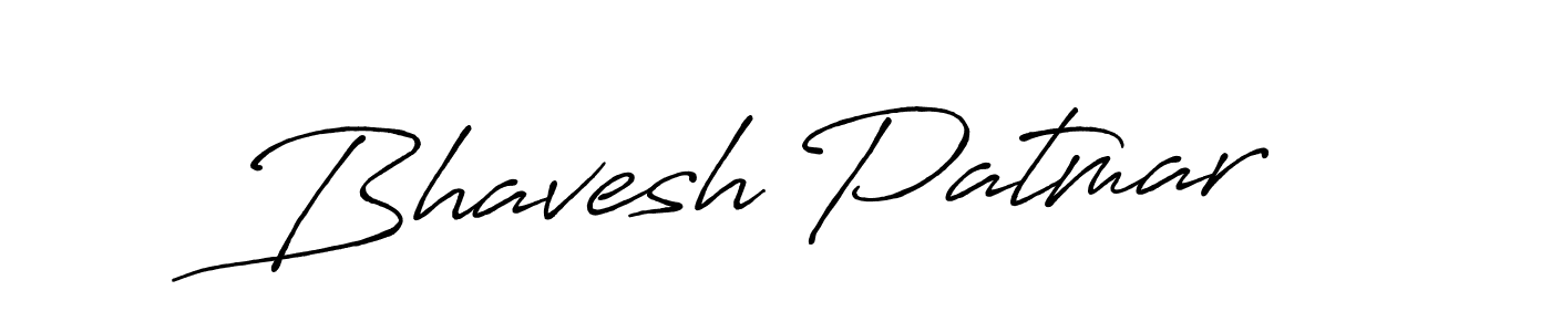 How to Draw Bhavesh Patmar signature style? Antro_Vectra_Bolder is a latest design signature styles for name Bhavesh Patmar. Bhavesh Patmar signature style 7 images and pictures png