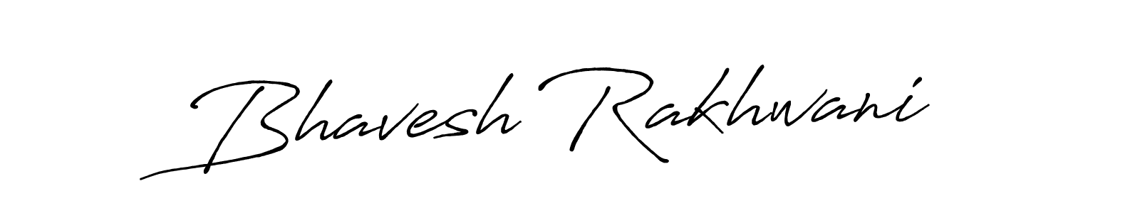 Design your own signature with our free online signature maker. With this signature software, you can create a handwritten (Antro_Vectra_Bolder) signature for name Bhavesh Rakhwani. Bhavesh Rakhwani signature style 7 images and pictures png