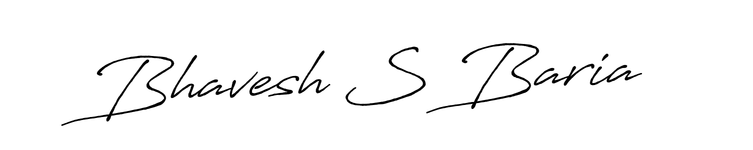 Also we have Bhavesh S Baria name is the best signature style. Create professional handwritten signature collection using Antro_Vectra_Bolder autograph style. Bhavesh S Baria signature style 7 images and pictures png