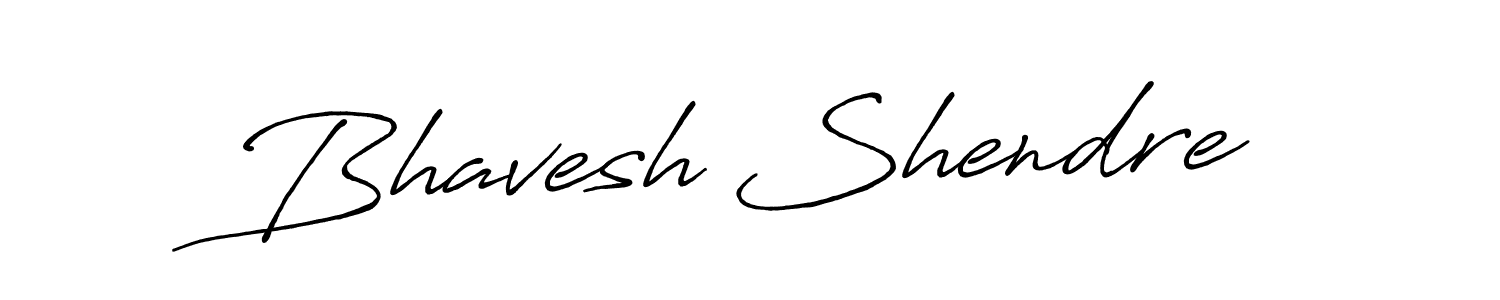 Use a signature maker to create a handwritten signature online. With this signature software, you can design (Antro_Vectra_Bolder) your own signature for name Bhavesh Shendre. Bhavesh Shendre signature style 7 images and pictures png
