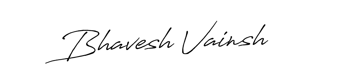 It looks lik you need a new signature style for name Bhavesh Vainsh. Design unique handwritten (Antro_Vectra_Bolder) signature with our free signature maker in just a few clicks. Bhavesh Vainsh signature style 7 images and pictures png