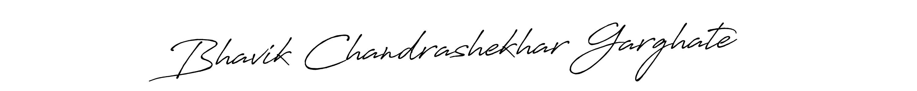 Use a signature maker to create a handwritten signature online. With this signature software, you can design (Antro_Vectra_Bolder) your own signature for name Bhavik Chandrashekhar Garghate. Bhavik Chandrashekhar Garghate signature style 7 images and pictures png