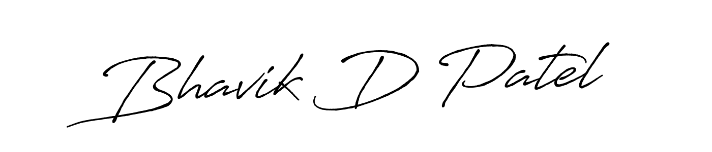Antro_Vectra_Bolder is a professional signature style that is perfect for those who want to add a touch of class to their signature. It is also a great choice for those who want to make their signature more unique. Get Bhavik D Patel name to fancy signature for free. Bhavik D Patel signature style 7 images and pictures png