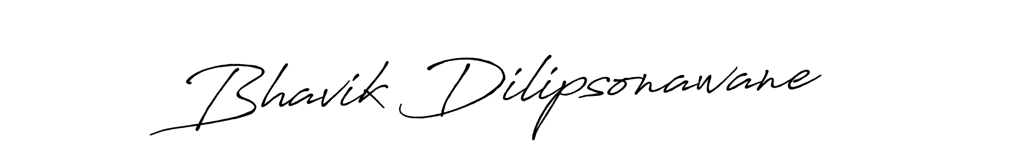 Use a signature maker to create a handwritten signature online. With this signature software, you can design (Antro_Vectra_Bolder) your own signature for name Bhavik Dilipsonawane. Bhavik Dilipsonawane signature style 7 images and pictures png