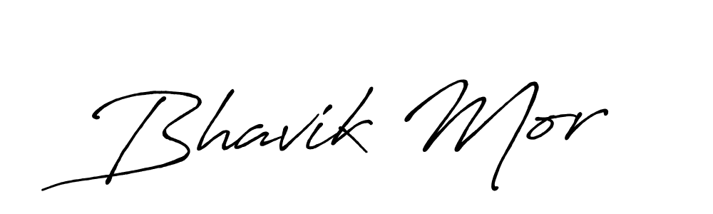 Make a beautiful signature design for name Bhavik Mor. With this signature (Antro_Vectra_Bolder) style, you can create a handwritten signature for free. Bhavik Mor signature style 7 images and pictures png