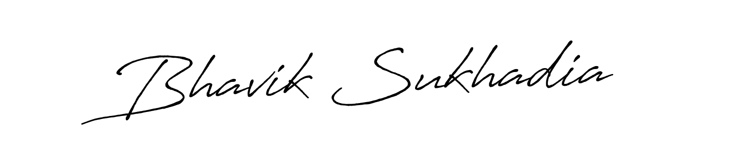 You should practise on your own different ways (Antro_Vectra_Bolder) to write your name (Bhavik Sukhadia) in signature. don't let someone else do it for you. Bhavik Sukhadia signature style 7 images and pictures png