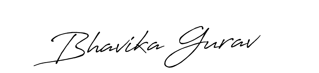 Use a signature maker to create a handwritten signature online. With this signature software, you can design (Antro_Vectra_Bolder) your own signature for name Bhavika Gurav. Bhavika Gurav signature style 7 images and pictures png