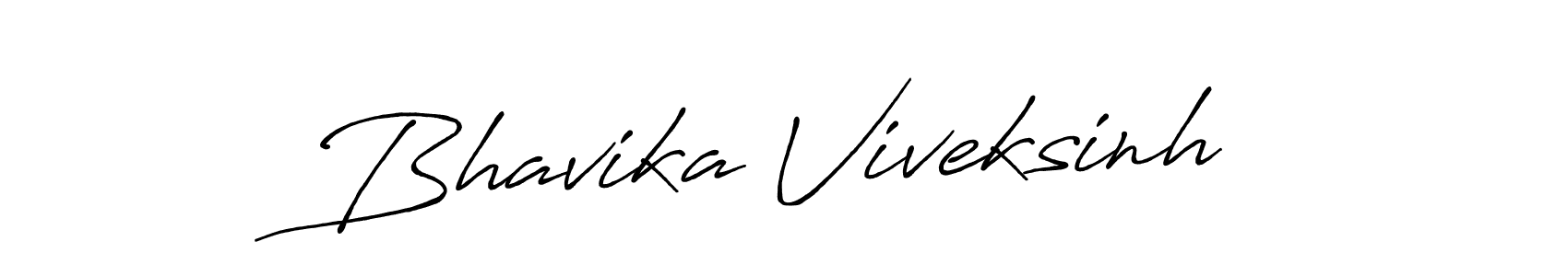 Similarly Antro_Vectra_Bolder is the best handwritten signature design. Signature creator online .You can use it as an online autograph creator for name Bhavika Viveksinh. Bhavika Viveksinh signature style 7 images and pictures png