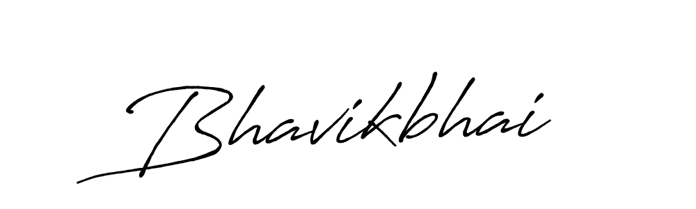 Design your own signature with our free online signature maker. With this signature software, you can create a handwritten (Antro_Vectra_Bolder) signature for name Bhavikbhai. Bhavikbhai signature style 7 images and pictures png