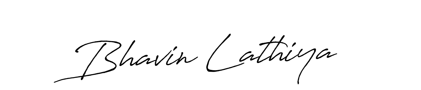 Design your own signature with our free online signature maker. With this signature software, you can create a handwritten (Antro_Vectra_Bolder) signature for name Bhavin Lathiya. Bhavin Lathiya signature style 7 images and pictures png