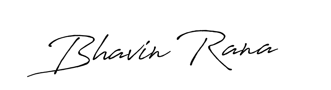 Also we have Bhavin Rana name is the best signature style. Create professional handwritten signature collection using Antro_Vectra_Bolder autograph style. Bhavin Rana signature style 7 images and pictures png