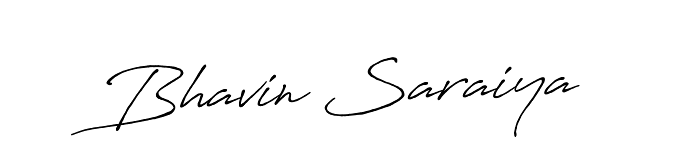 Make a beautiful signature design for name Bhavin Saraiya. Use this online signature maker to create a handwritten signature for free. Bhavin Saraiya signature style 7 images and pictures png