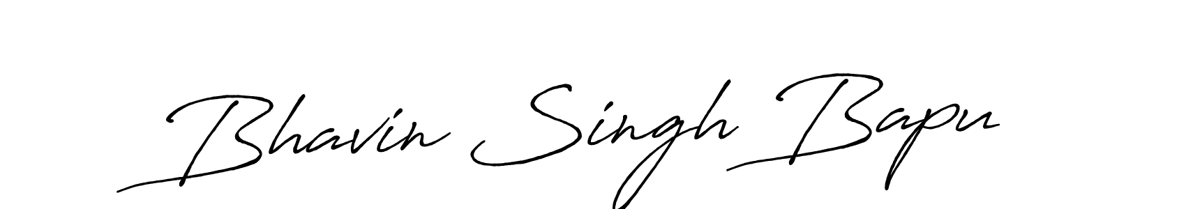 Also we have Bhavin Singh Bapu name is the best signature style. Create professional handwritten signature collection using Antro_Vectra_Bolder autograph style. Bhavin Singh Bapu signature style 7 images and pictures png