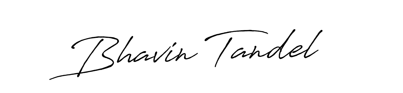 Antro_Vectra_Bolder is a professional signature style that is perfect for those who want to add a touch of class to their signature. It is also a great choice for those who want to make their signature more unique. Get Bhavin Tandel name to fancy signature for free. Bhavin Tandel signature style 7 images and pictures png