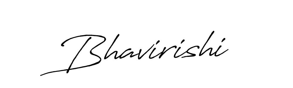 Make a beautiful signature design for name Bhavirishi. With this signature (Antro_Vectra_Bolder) style, you can create a handwritten signature for free. Bhavirishi signature style 7 images and pictures png