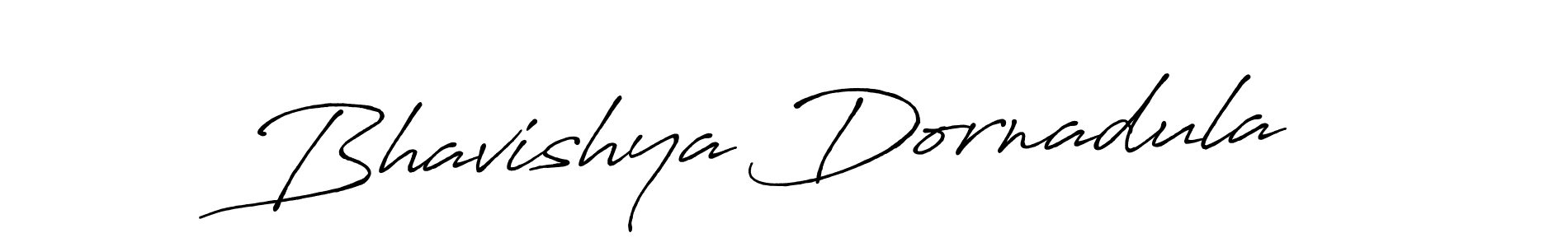 Make a beautiful signature design for name Bhavishya Dornadula. With this signature (Antro_Vectra_Bolder) style, you can create a handwritten signature for free. Bhavishya Dornadula signature style 7 images and pictures png