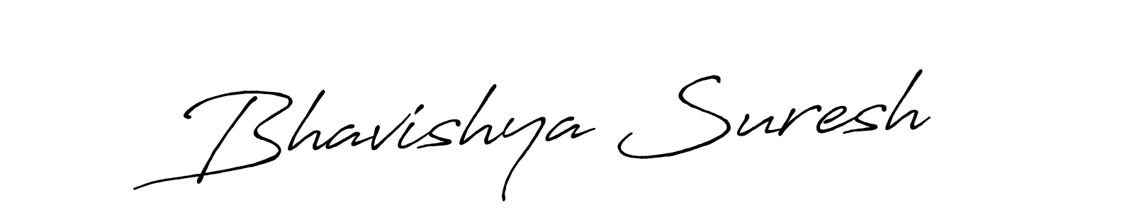 Bhavishya Suresh stylish signature style. Best Handwritten Sign (Antro_Vectra_Bolder) for my name. Handwritten Signature Collection Ideas for my name Bhavishya Suresh. Bhavishya Suresh signature style 7 images and pictures png