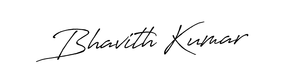 Design your own signature with our free online signature maker. With this signature software, you can create a handwritten (Antro_Vectra_Bolder) signature for name Bhavith Kumar. Bhavith Kumar signature style 7 images and pictures png