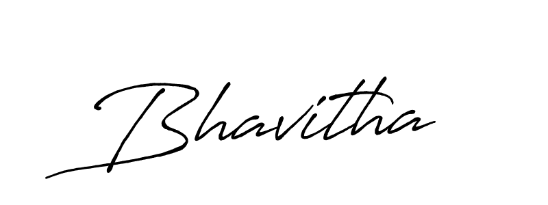 Create a beautiful signature design for name Bhavitha. With this signature (Antro_Vectra_Bolder) fonts, you can make a handwritten signature for free. Bhavitha signature style 7 images and pictures png