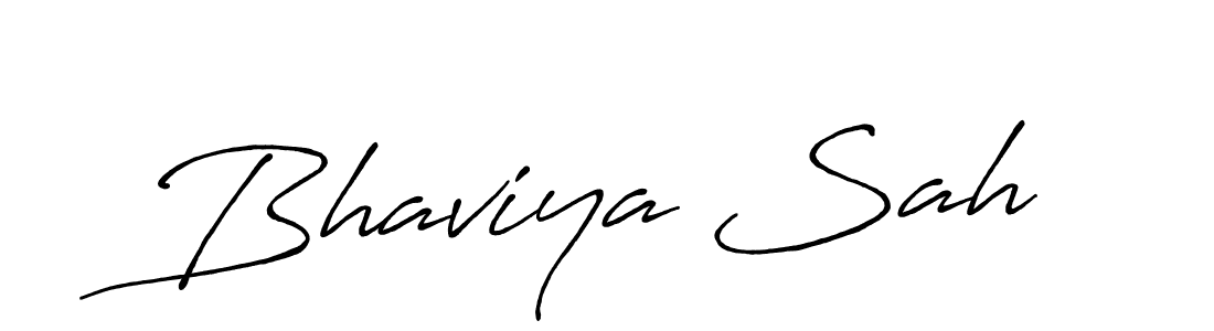 Antro_Vectra_Bolder is a professional signature style that is perfect for those who want to add a touch of class to their signature. It is also a great choice for those who want to make their signature more unique. Get Bhaviya Sah name to fancy signature for free. Bhaviya Sah signature style 7 images and pictures png