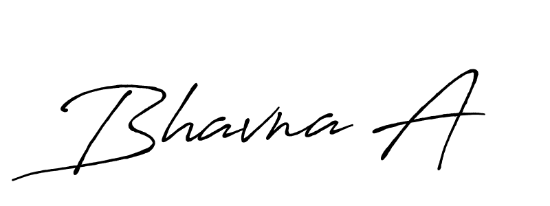 It looks lik you need a new signature style for name Bhavna A. Design unique handwritten (Antro_Vectra_Bolder) signature with our free signature maker in just a few clicks. Bhavna A signature style 7 images and pictures png