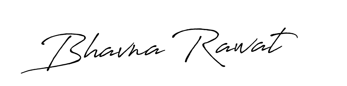 Create a beautiful signature design for name Bhavna Rawat. With this signature (Antro_Vectra_Bolder) fonts, you can make a handwritten signature for free. Bhavna Rawat signature style 7 images and pictures png