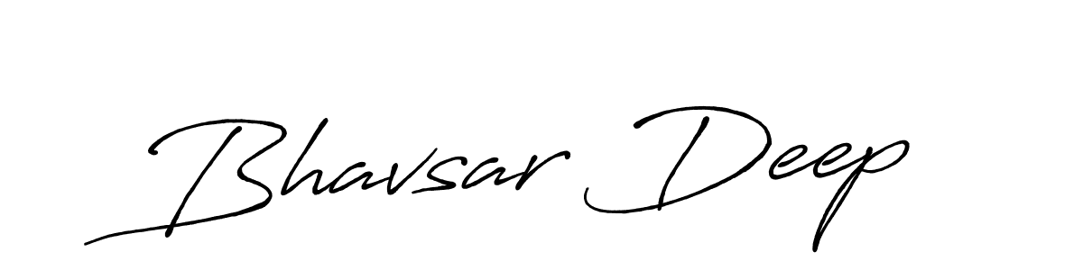 How to make Bhavsar Deep name signature. Use Antro_Vectra_Bolder style for creating short signs online. This is the latest handwritten sign. Bhavsar Deep signature style 7 images and pictures png