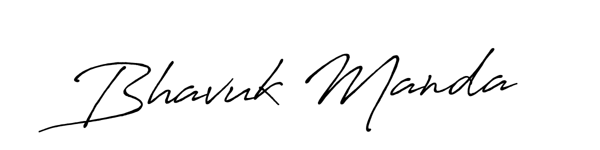 Make a beautiful signature design for name Bhavuk Manda. Use this online signature maker to create a handwritten signature for free. Bhavuk Manda signature style 7 images and pictures png
