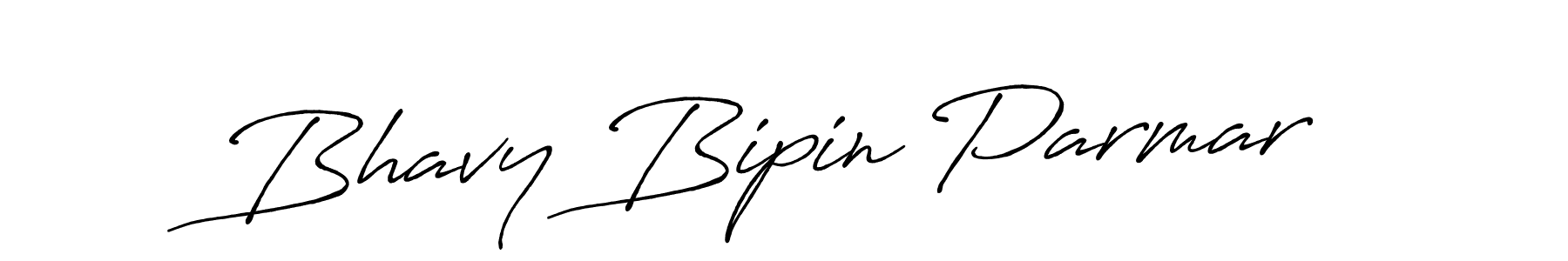 Also we have Bhavy Bipin Parmar name is the best signature style. Create professional handwritten signature collection using Antro_Vectra_Bolder autograph style. Bhavy Bipin Parmar signature style 7 images and pictures png