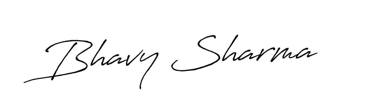 Make a short Bhavy Sharma signature style. Manage your documents anywhere anytime using Antro_Vectra_Bolder. Create and add eSignatures, submit forms, share and send files easily. Bhavy Sharma signature style 7 images and pictures png