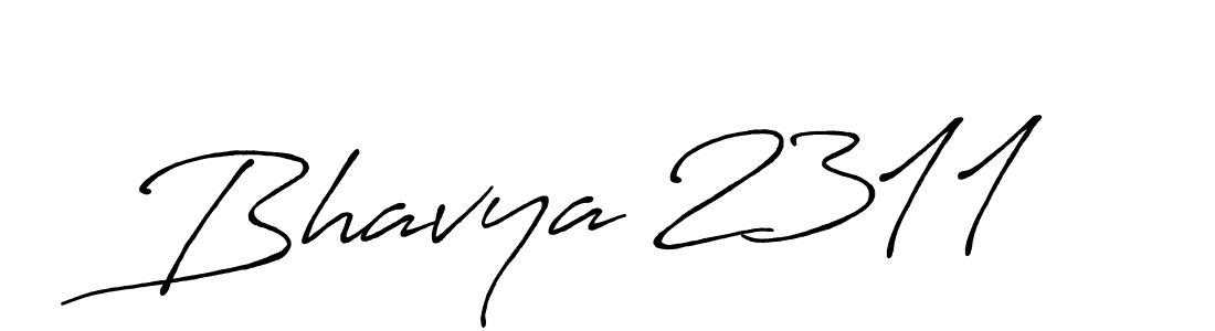 Create a beautiful signature design for name Bhavya 2311. With this signature (Antro_Vectra_Bolder) fonts, you can make a handwritten signature for free. Bhavya 2311 signature style 7 images and pictures png