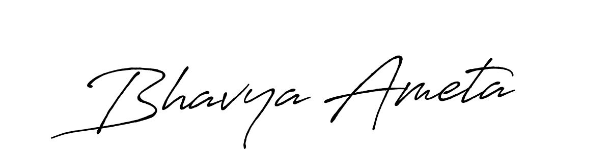 Similarly Antro_Vectra_Bolder is the best handwritten signature design. Signature creator online .You can use it as an online autograph creator for name Bhavya Ameta. Bhavya Ameta signature style 7 images and pictures png