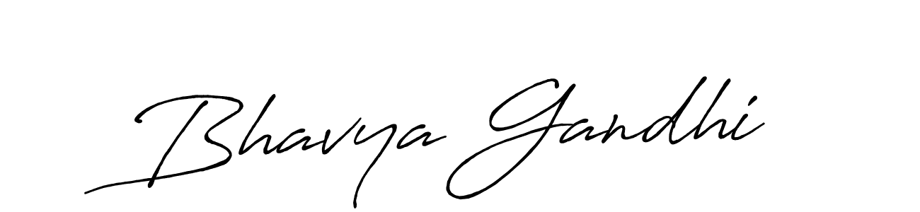 Similarly Antro_Vectra_Bolder is the best handwritten signature design. Signature creator online .You can use it as an online autograph creator for name Bhavya Gandhi. Bhavya Gandhi signature style 7 images and pictures png