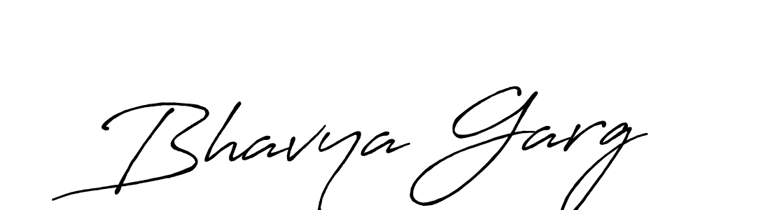 Also we have Bhavya Garg name is the best signature style. Create professional handwritten signature collection using Antro_Vectra_Bolder autograph style. Bhavya Garg signature style 7 images and pictures png