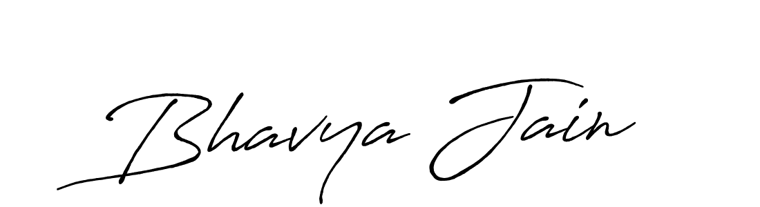 Also You can easily find your signature by using the search form. We will create Bhavya Jain name handwritten signature images for you free of cost using Antro_Vectra_Bolder sign style. Bhavya Jain signature style 7 images and pictures png