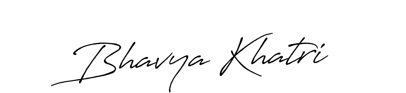 It looks lik you need a new signature style for name Bhavya Khatri. Design unique handwritten (Antro_Vectra_Bolder) signature with our free signature maker in just a few clicks. Bhavya Khatri signature style 7 images and pictures png