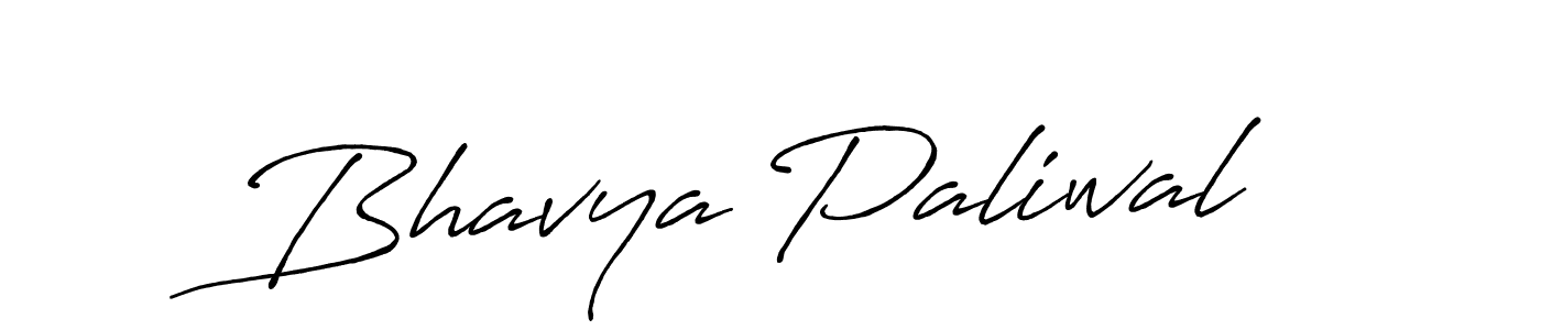 Bhavya Paliwal stylish signature style. Best Handwritten Sign (Antro_Vectra_Bolder) for my name. Handwritten Signature Collection Ideas for my name Bhavya Paliwal. Bhavya Paliwal signature style 7 images and pictures png