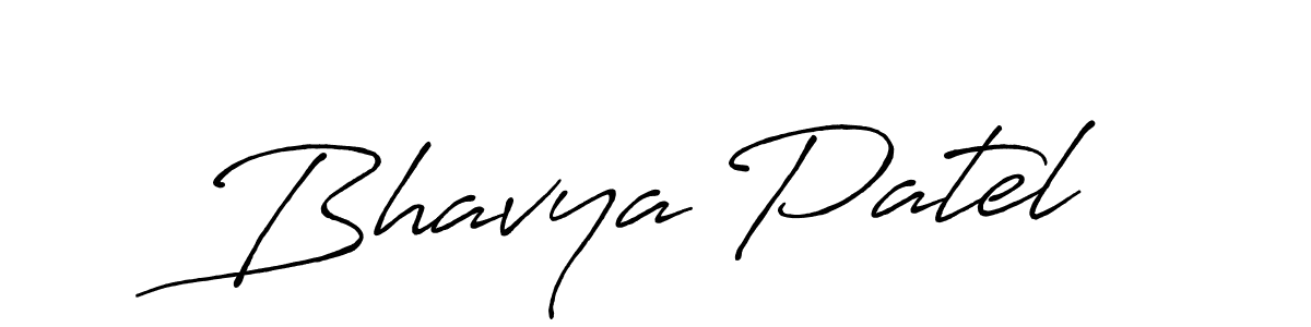 It looks lik you need a new signature style for name Bhavya Patel. Design unique handwritten (Antro_Vectra_Bolder) signature with our free signature maker in just a few clicks. Bhavya Patel signature style 7 images and pictures png