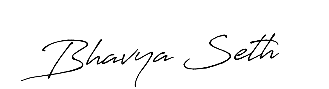 How to Draw Bhavya Seth signature style? Antro_Vectra_Bolder is a latest design signature styles for name Bhavya Seth. Bhavya Seth signature style 7 images and pictures png